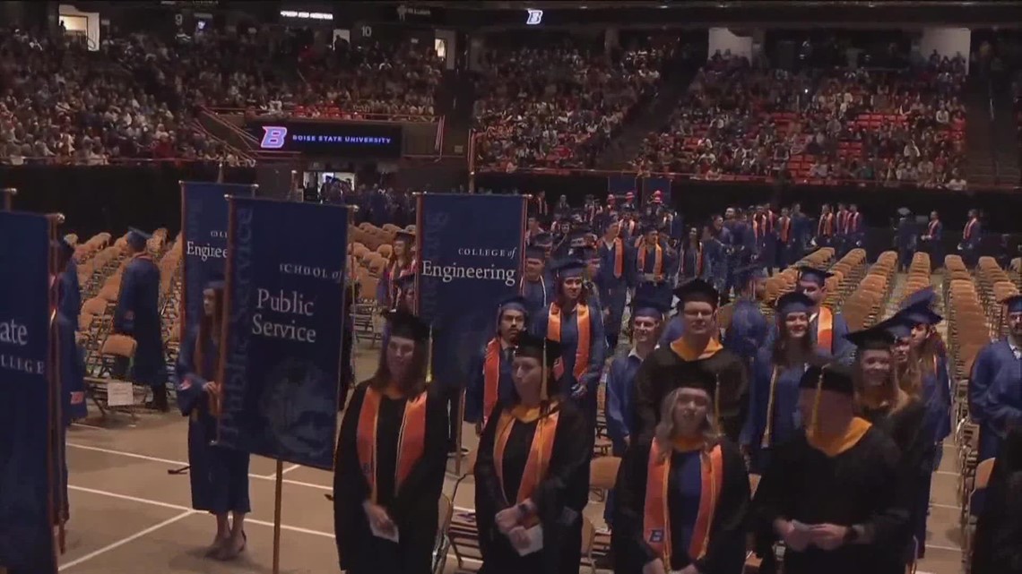 Boise State University celebrates winter commencement record