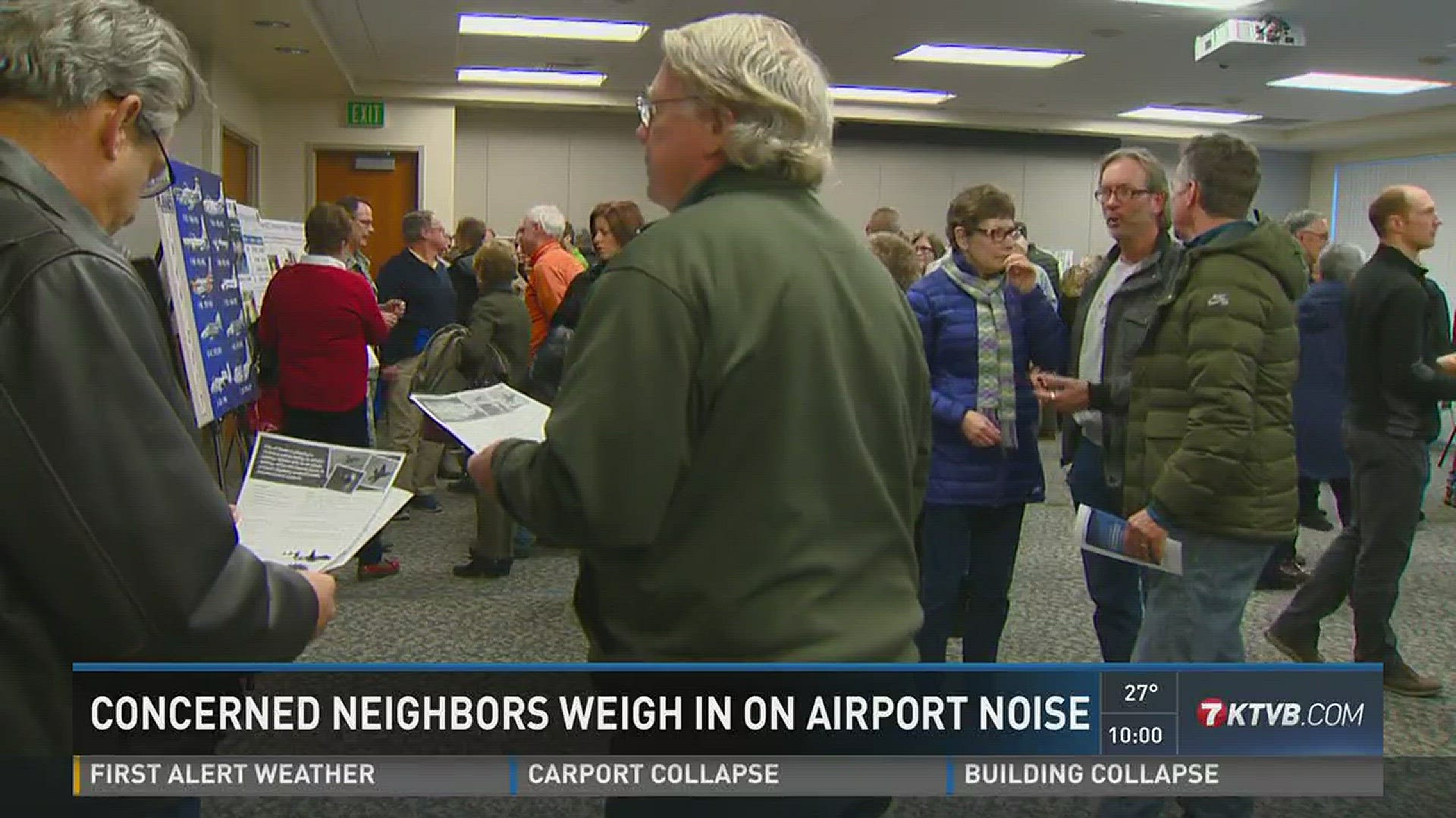 Concerned neighbors weigh in on airport noise.