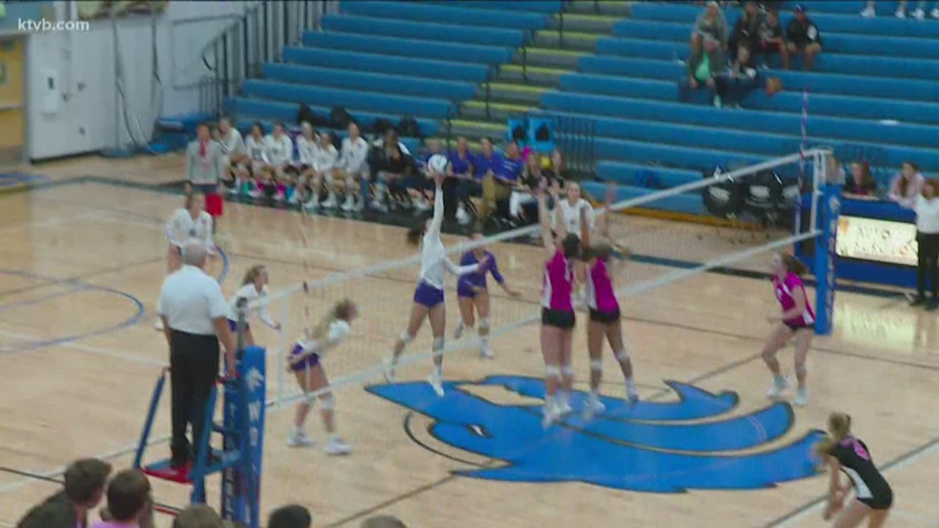 Timberline Wolves vs. Rocky Mountain Grizzlies girls varsity volleyball highlights. The Wolves would go on to win in straight sets.