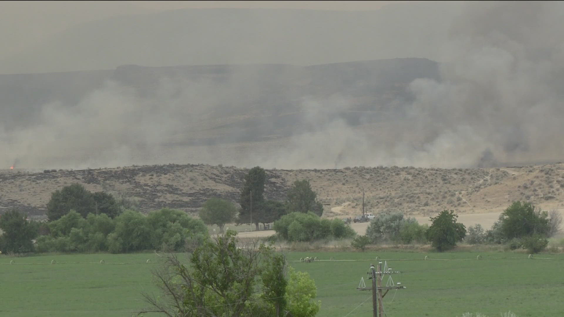 The Cow Valley Fire, which officials believe was human-caused, is located east of Ironside, Oregon. The fire has burned more than 133,000 acres.