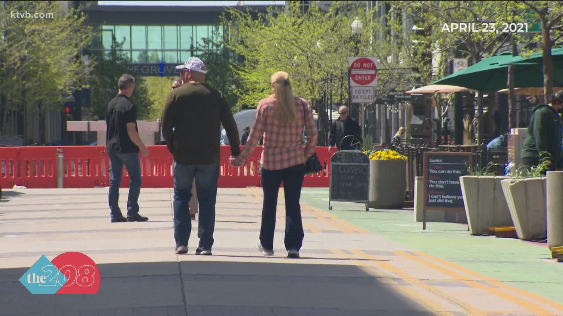 A year after visiting downtown Boise became a ghost town due to the pandemic, The 208 went to the heart of the capital city and found a much different scene.