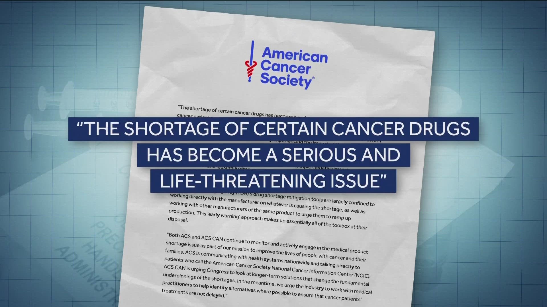Fourteen cancer drugs are in shortage, according to the Food and Drug Administration.