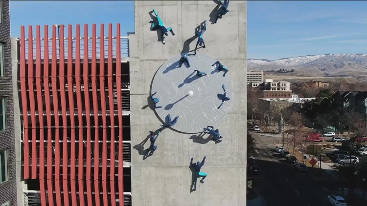 Downtown Boise's art installation 'Pale Blue Dot'