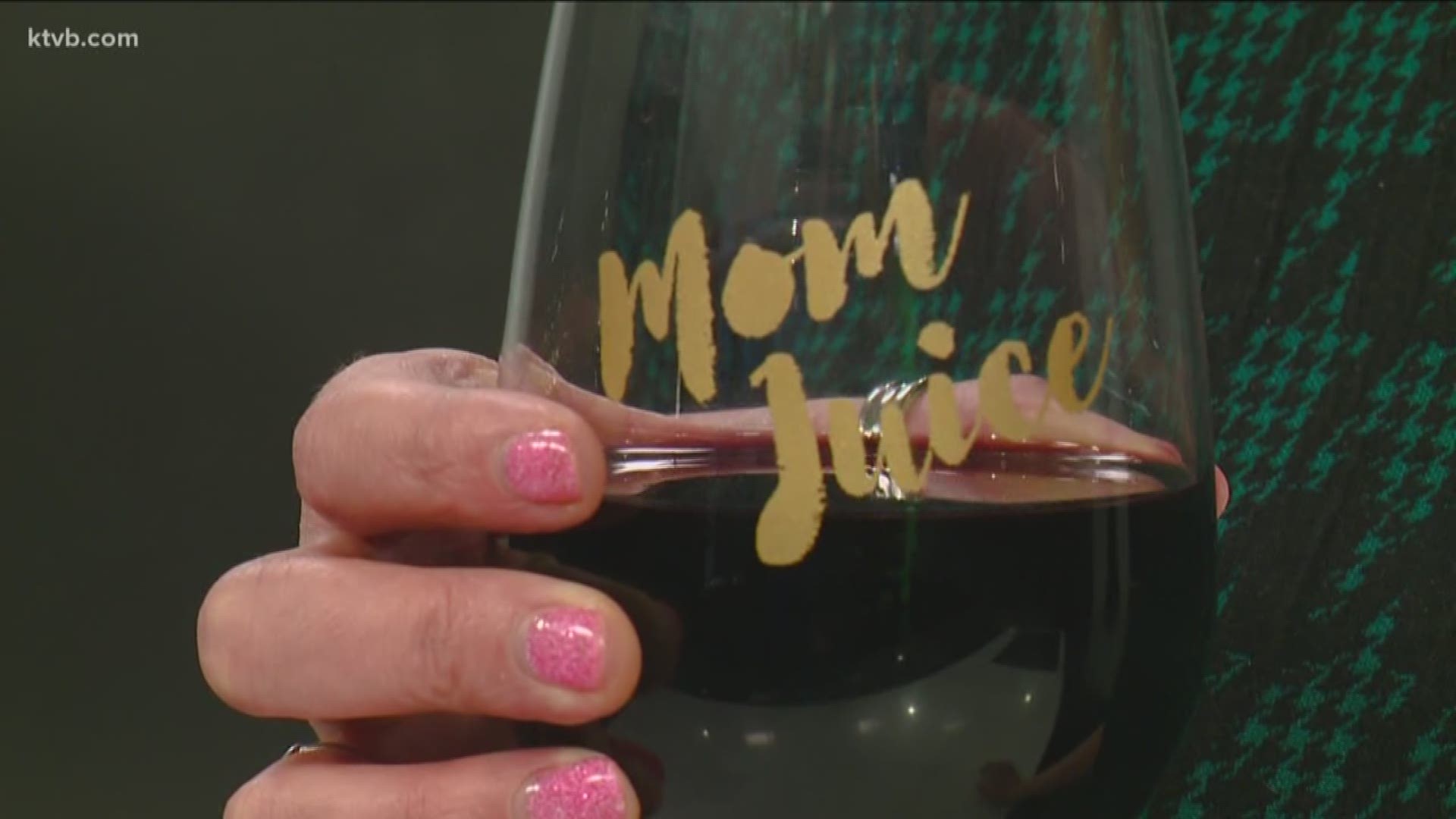 The Meridan mom says wine helped her relax, but she realized it was getting 'too intense'.
