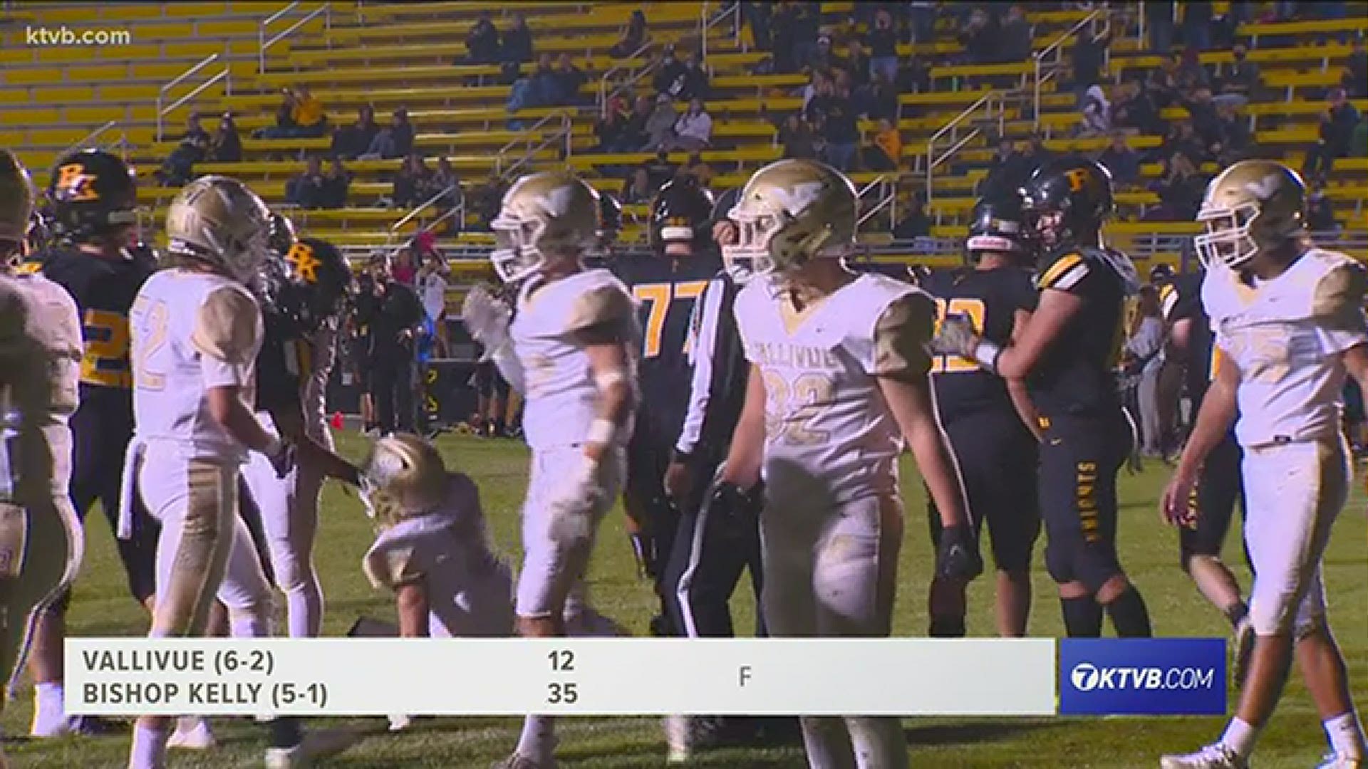 The Knights beat the one-loss Falcons in week eight to get back on top of the 5A SIC.