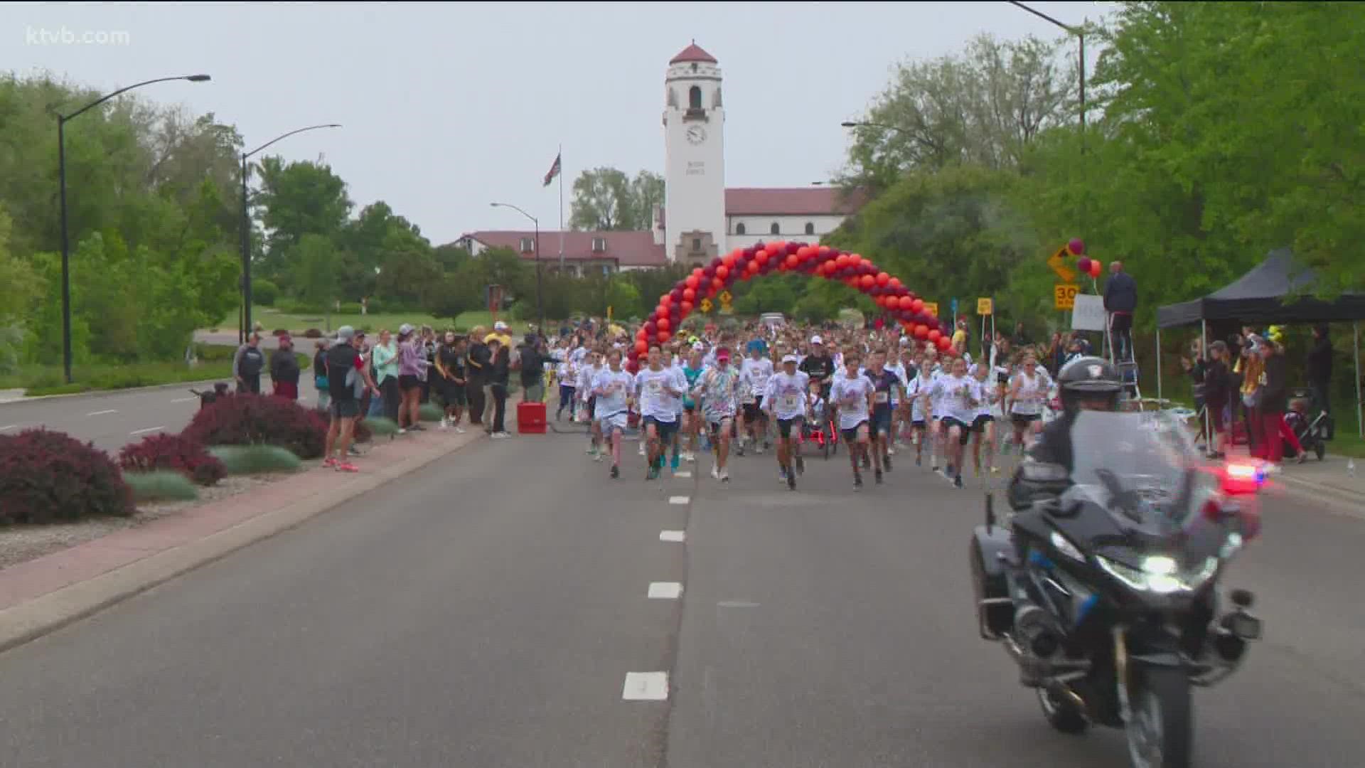 The 38th annual Capitol Classic Kids Race got underway Saturday, as more than 1,200 runners made their way from the Boise Train Depot to Cecil D. Andrus Park.