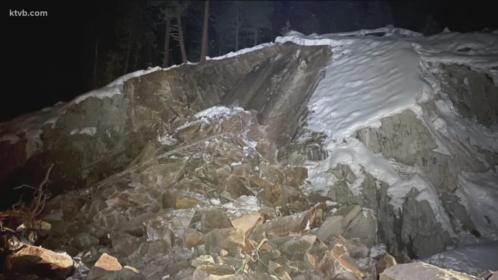 The area on Highway 55 near Smiths Ferry has experienced rockslides in March 2021, November 2021 and January 2022.