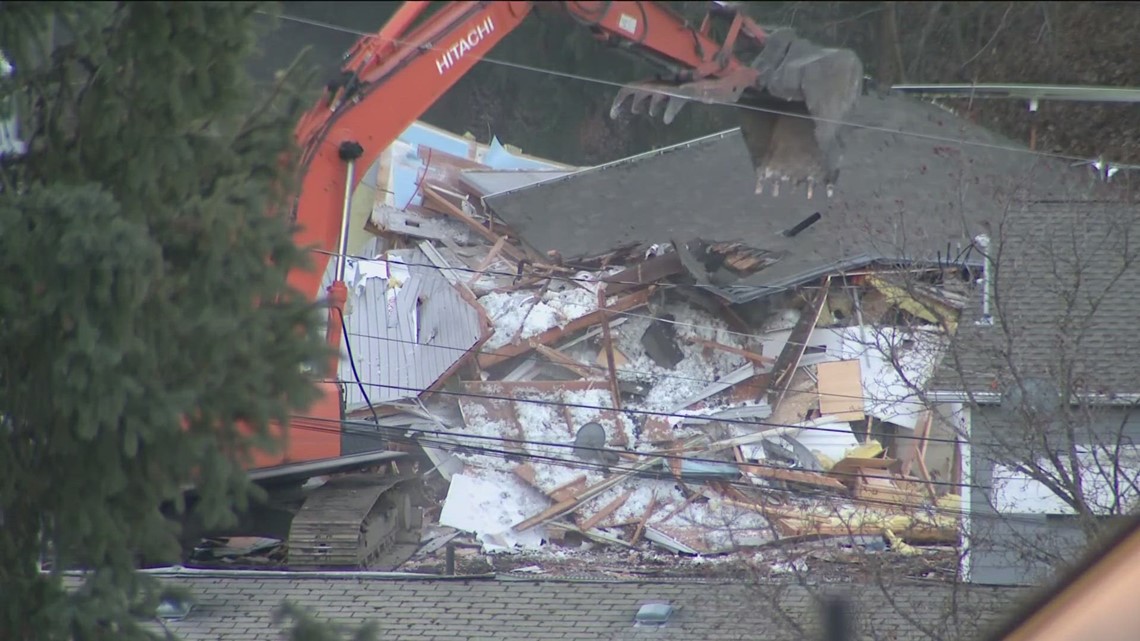 King Road house demolished, crime scene where 4 University of Idaho