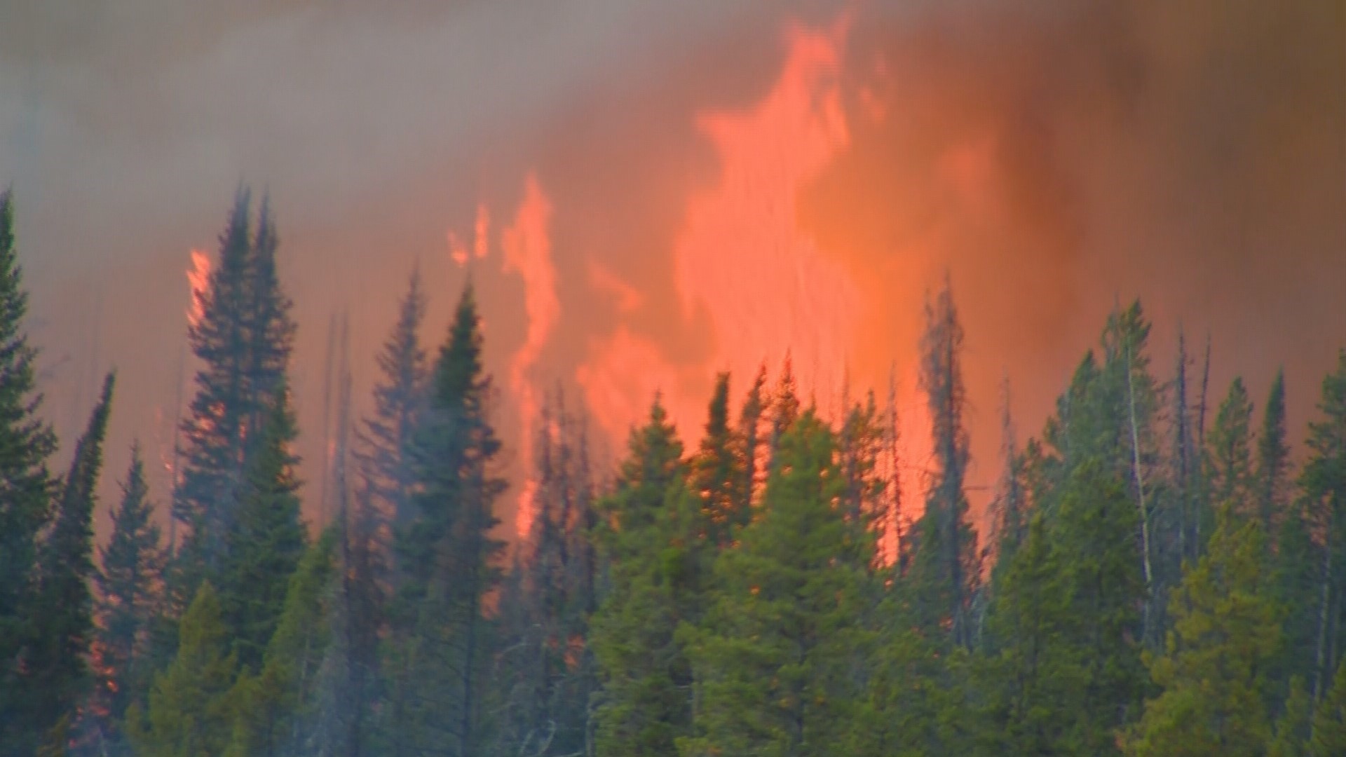 Crews working to keep Nethker Fire away from Burgdorf Hot Springs ...