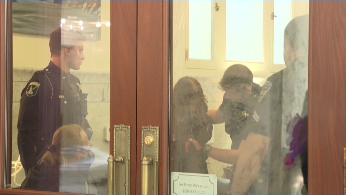 Six people arrested at Idaho State Capitol while participating in bathroom sit-in protest