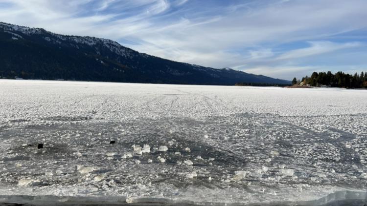 Ice fishing opens early this year at Lake Cascade