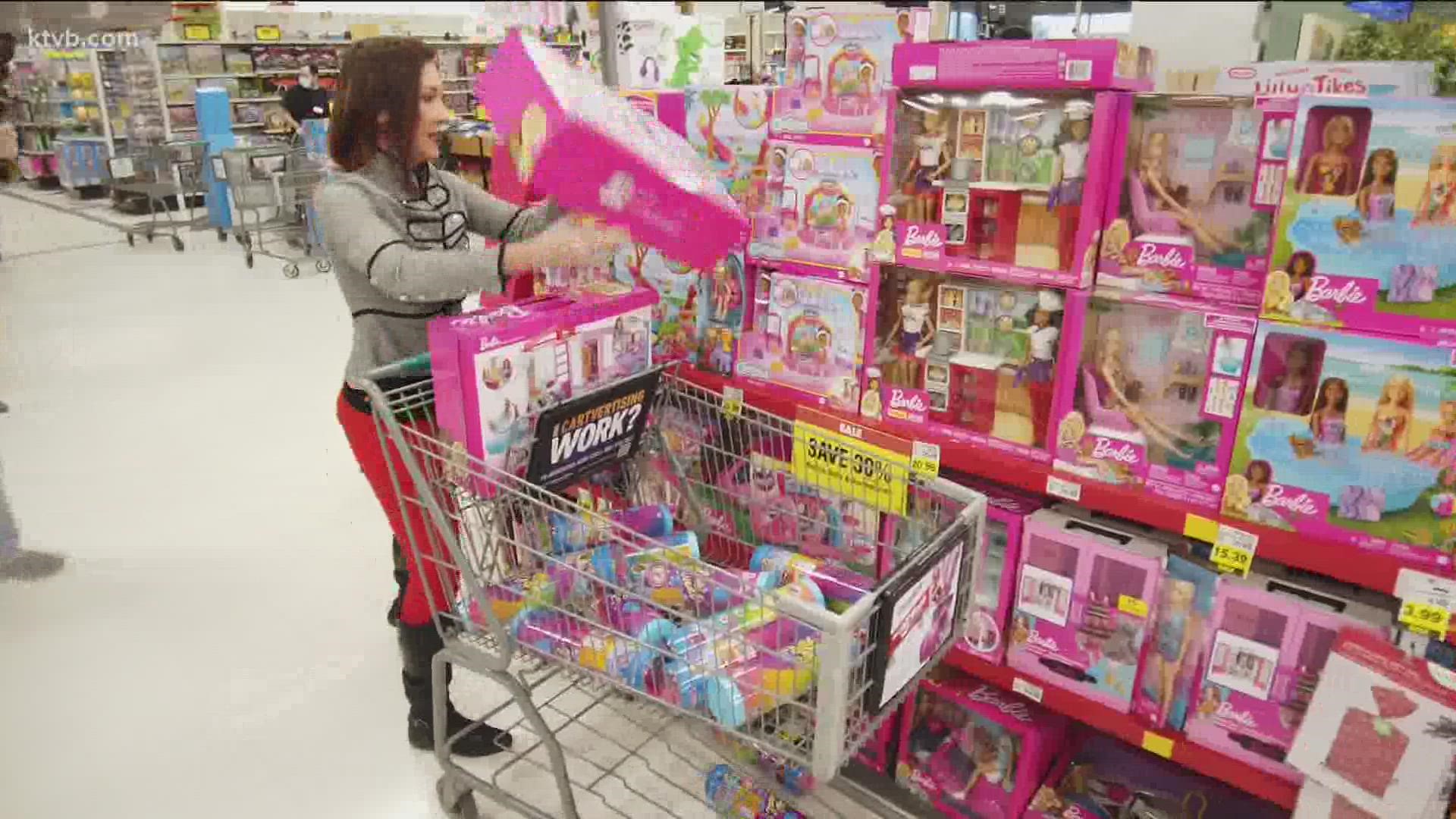 All proceeds from the shopping spree at the Twin Falls Fred Meyer go to the Salvation Army to give to kids around the Magic Valley this holiday season.