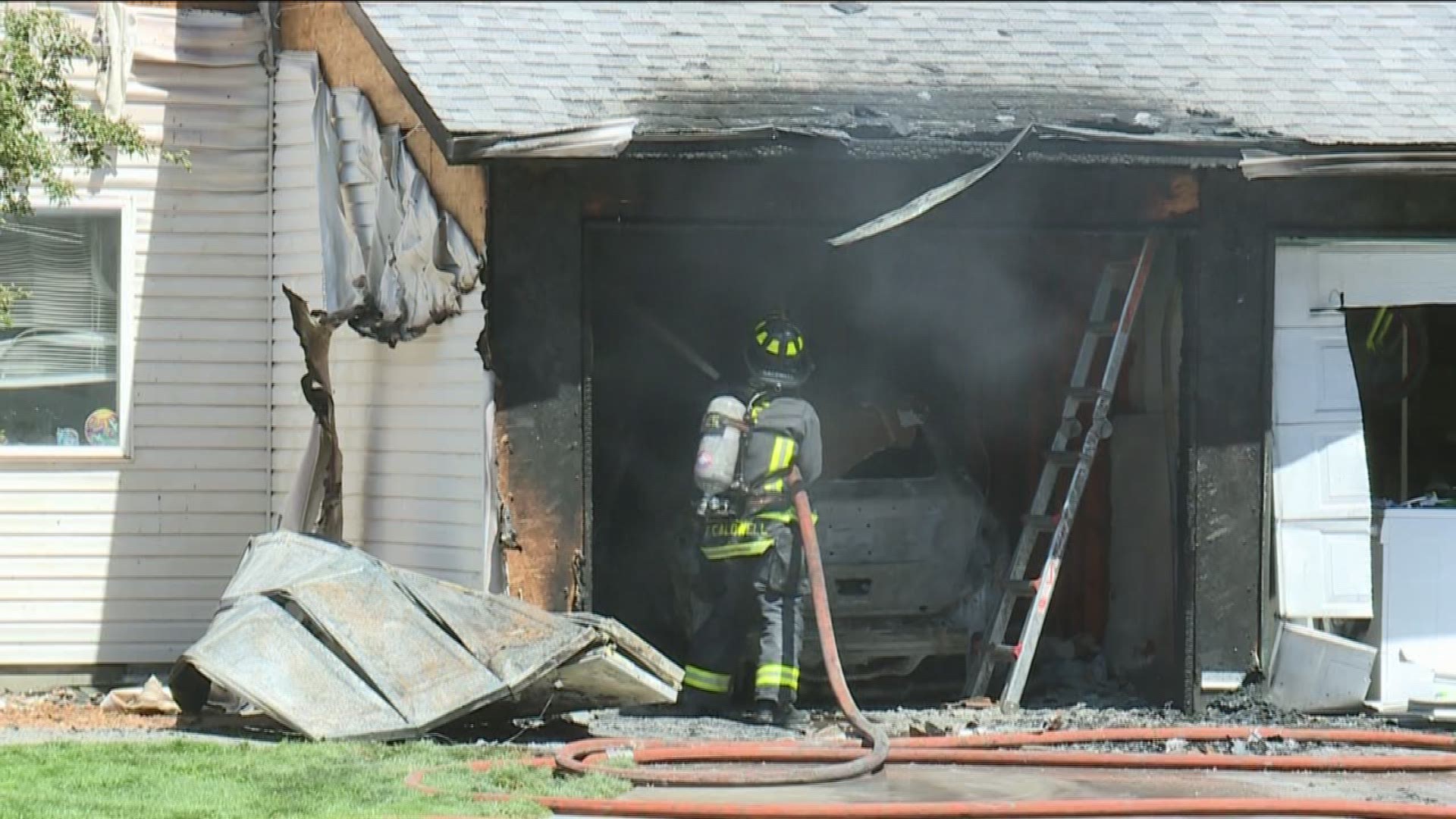 The fire destroyed a car in the garage. Residents displaced by the fire will be getting assistance from the Boise Burnout Fund.