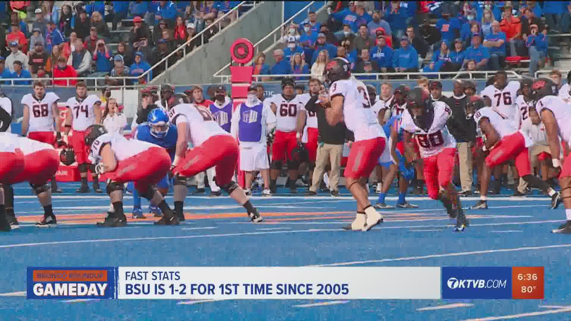 Through three games, the Boise State Broncos have struggled running the ball and stopping the run on defense.