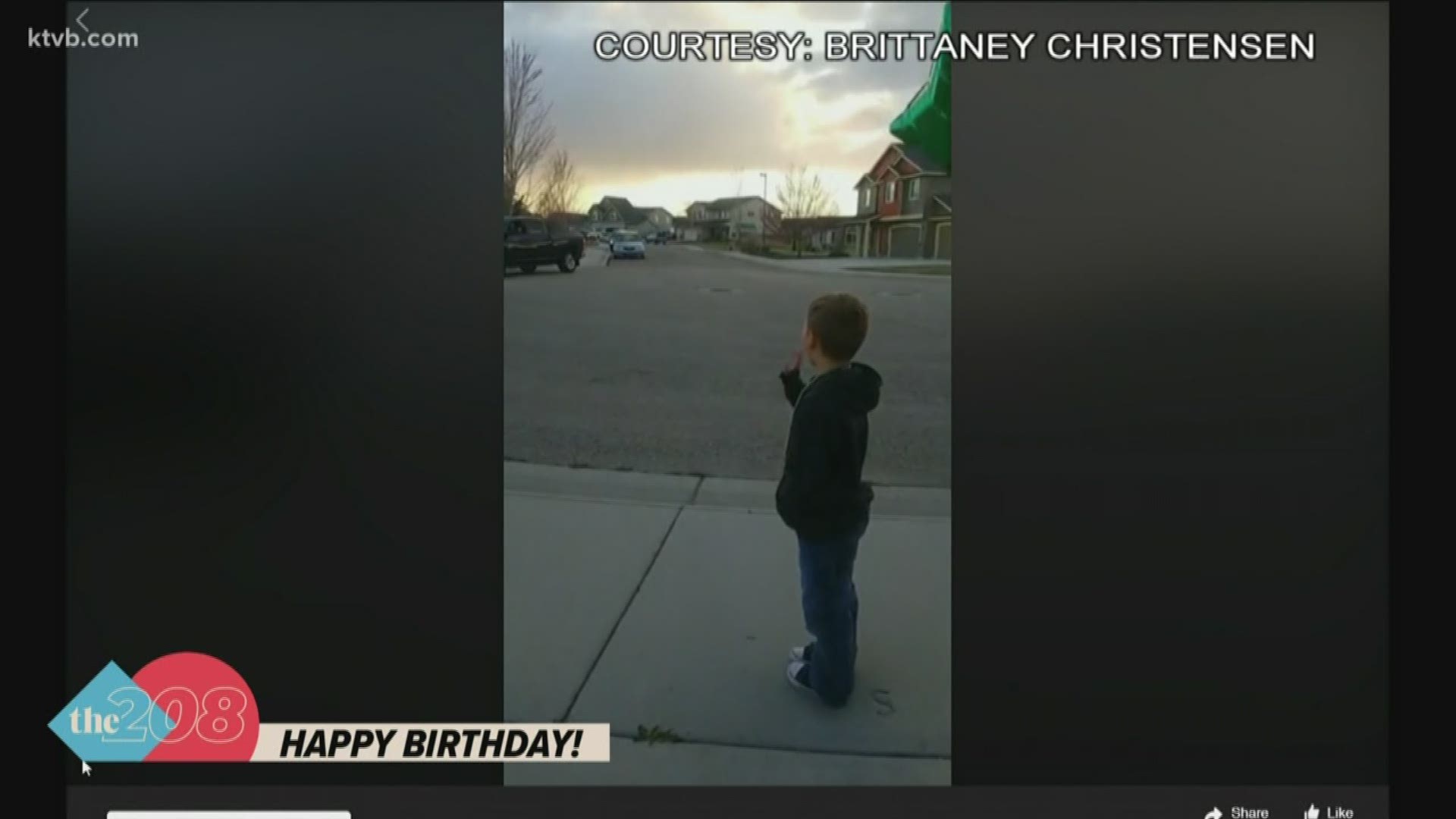 A Kuna mom had to cancel her 6-year-old son's birthday, but that didn't stop family and friends from holding a unique celebration for the boy.