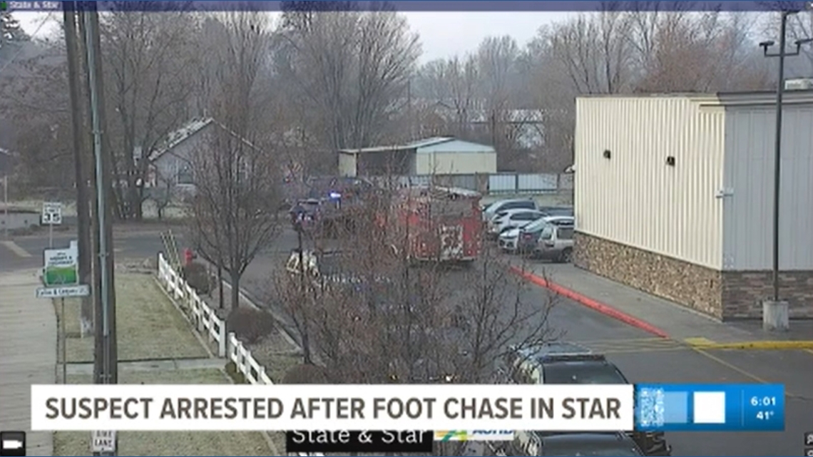 Suspect arrested after foot chase in Star | ktvb.com