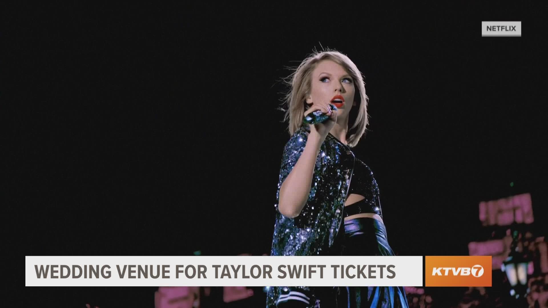 Emily Cloud co-owns The Vintage Rose in Nampa, which would typically cost $4,300 to rent. However, if you have Taylor Swift tickets, Cloud is ready to make a deal.