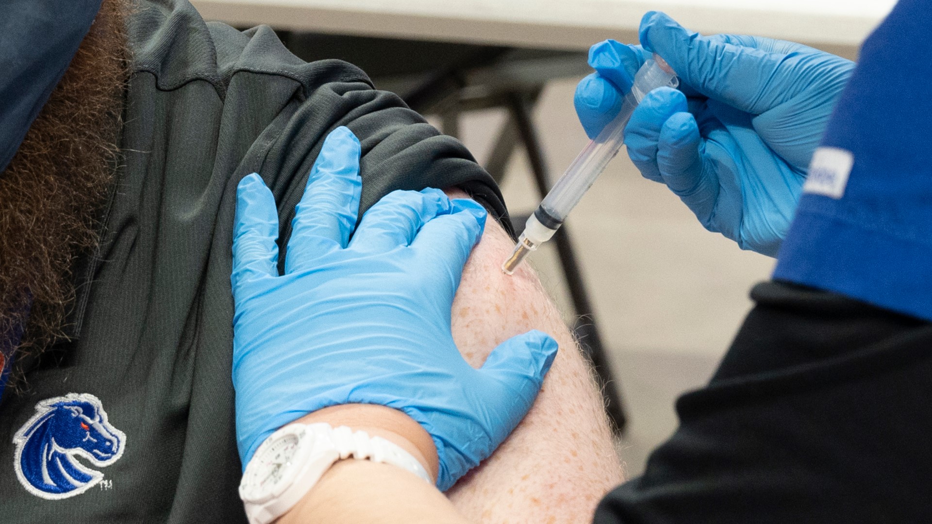 More than 800 Boise State students receive COVID19 vaccine during