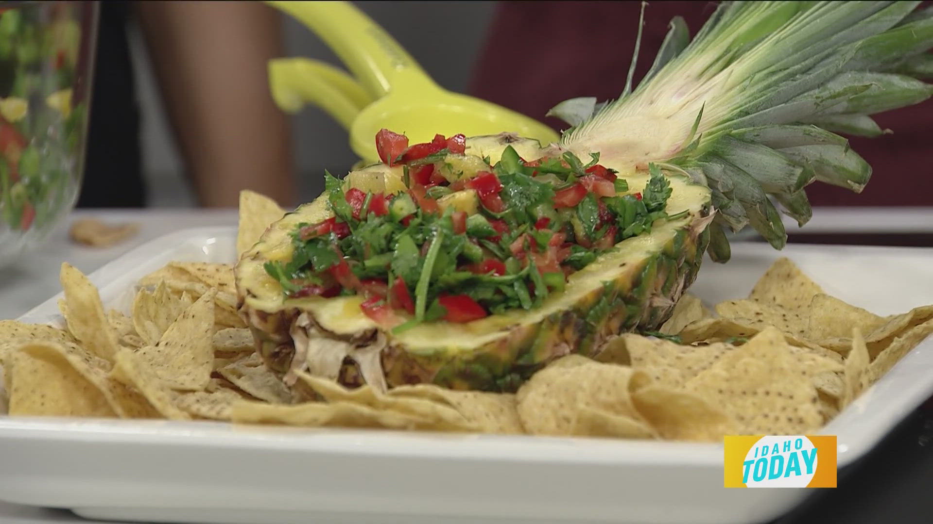 Chef Nikki makes summer fruit salsa and homemade chips