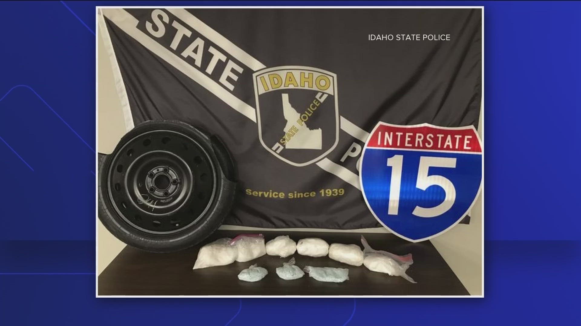 A stop for an "equipment violation" ended with Idaho State Troopers seizing 3,000 fentanyl pills and 5.5 pounds of methamphetamine.