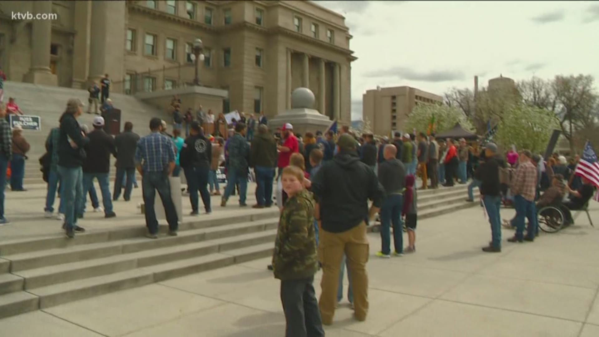 Similar, simultaneous rallies were planned for every state capital in the nation.