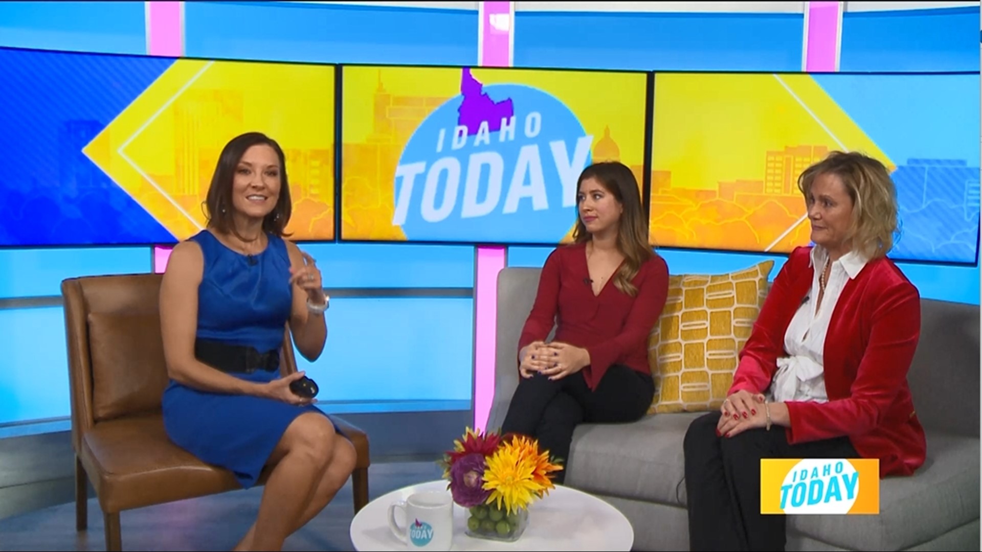 Megan Wilson Woller, Executive Director of AHA & KTVB Family Member/AHA Volunteer Julie Gebert speak on the importance of heart health with Mellisa Paul.