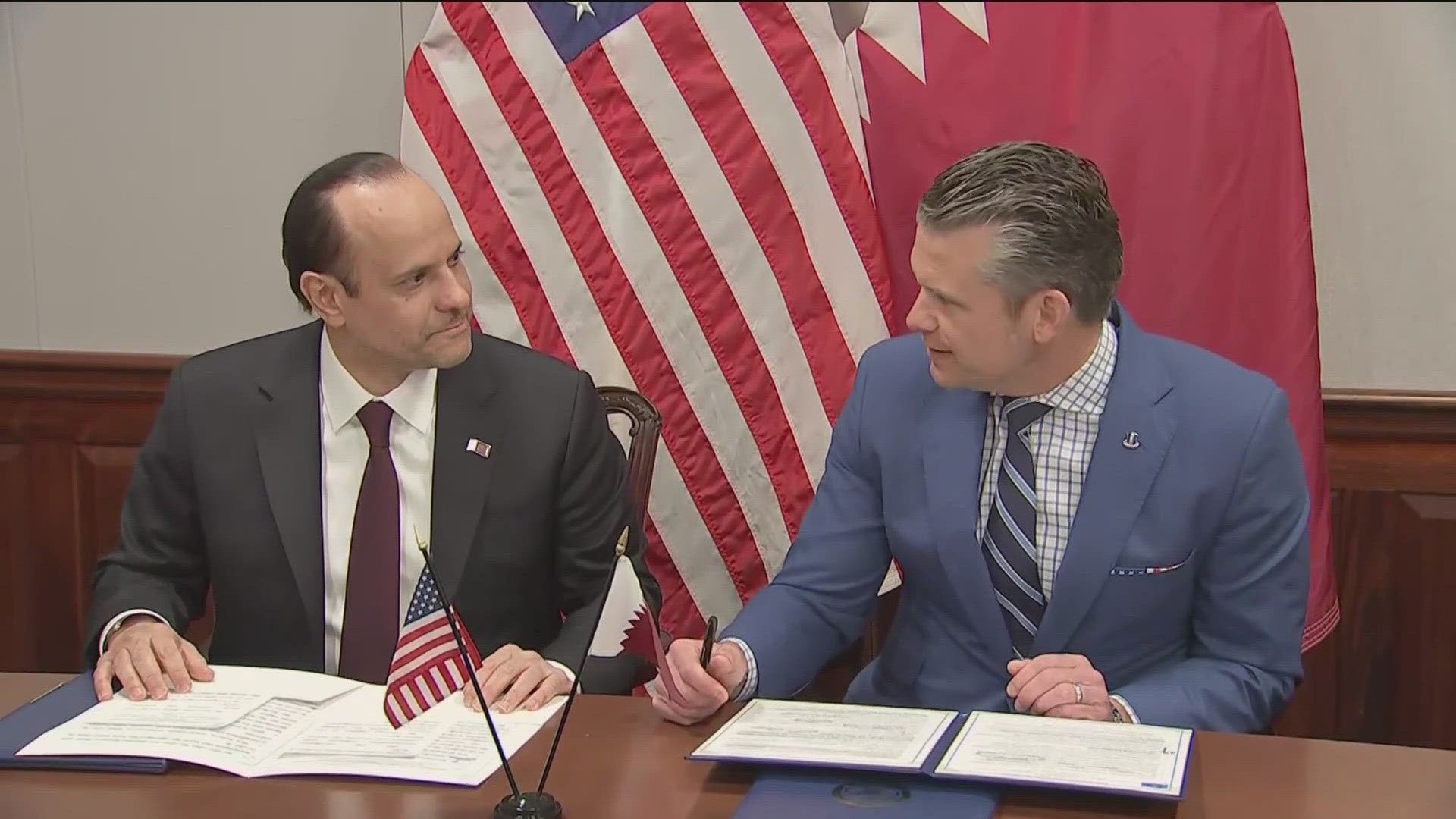 Mountain Home Air Force Base will host Qatari F-15 fighter pilots, Secretary of War Pete Hegseth announced.