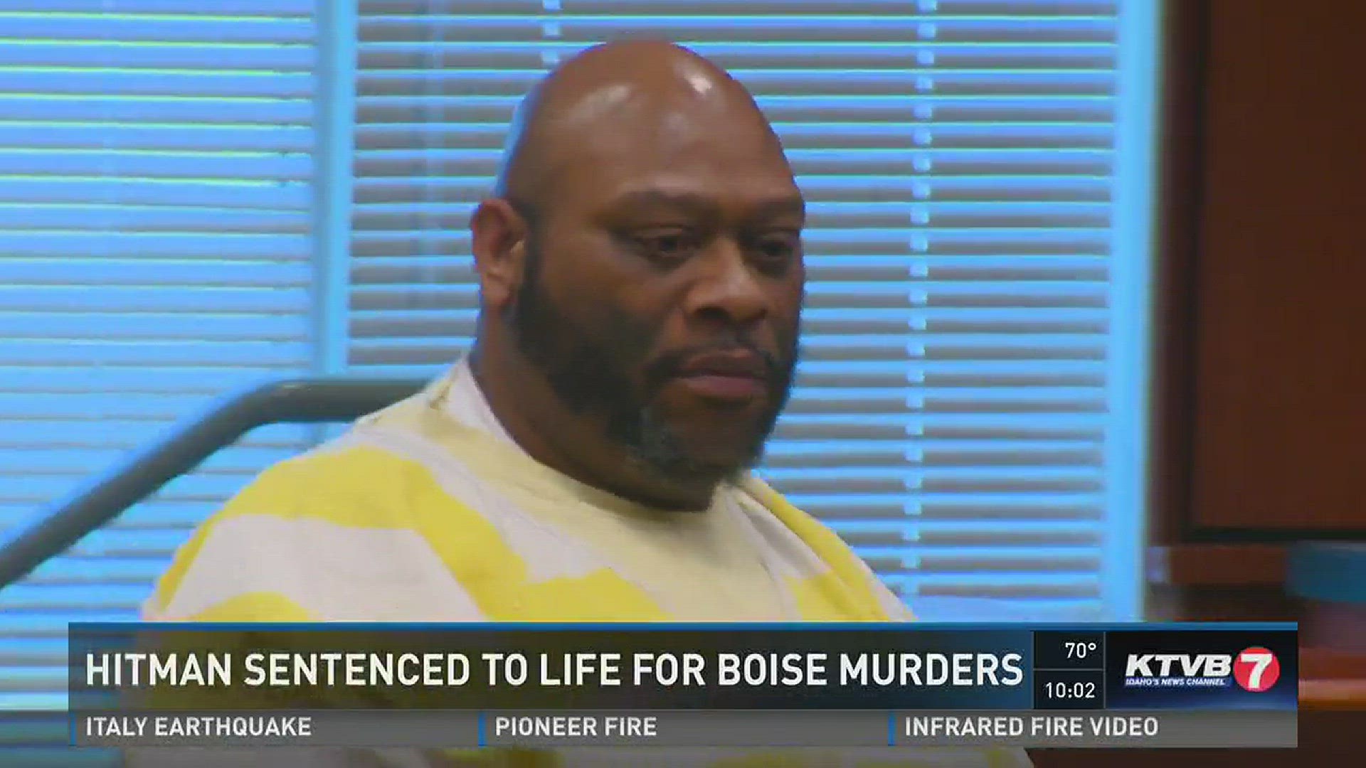 Hitman sentenced to life for Boise murders.