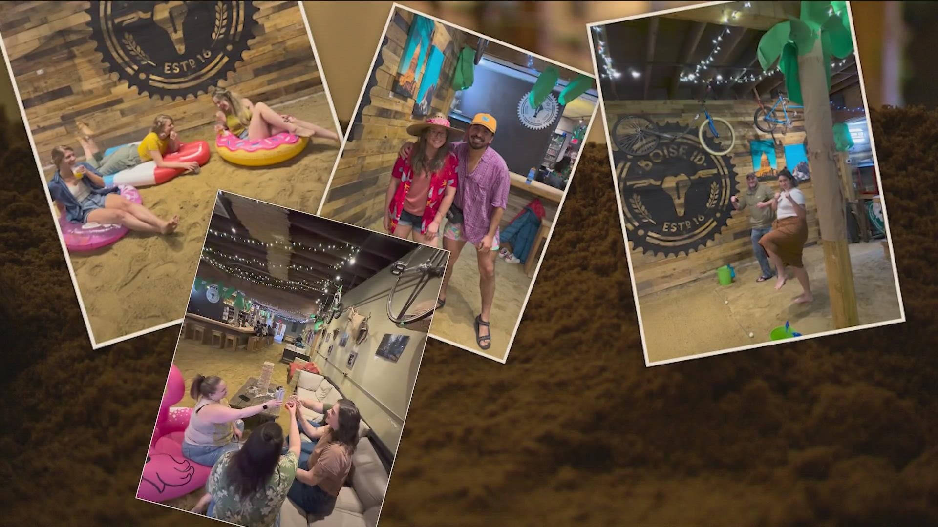 Handlebar brings the beach to Boise with 32k lbs of sand