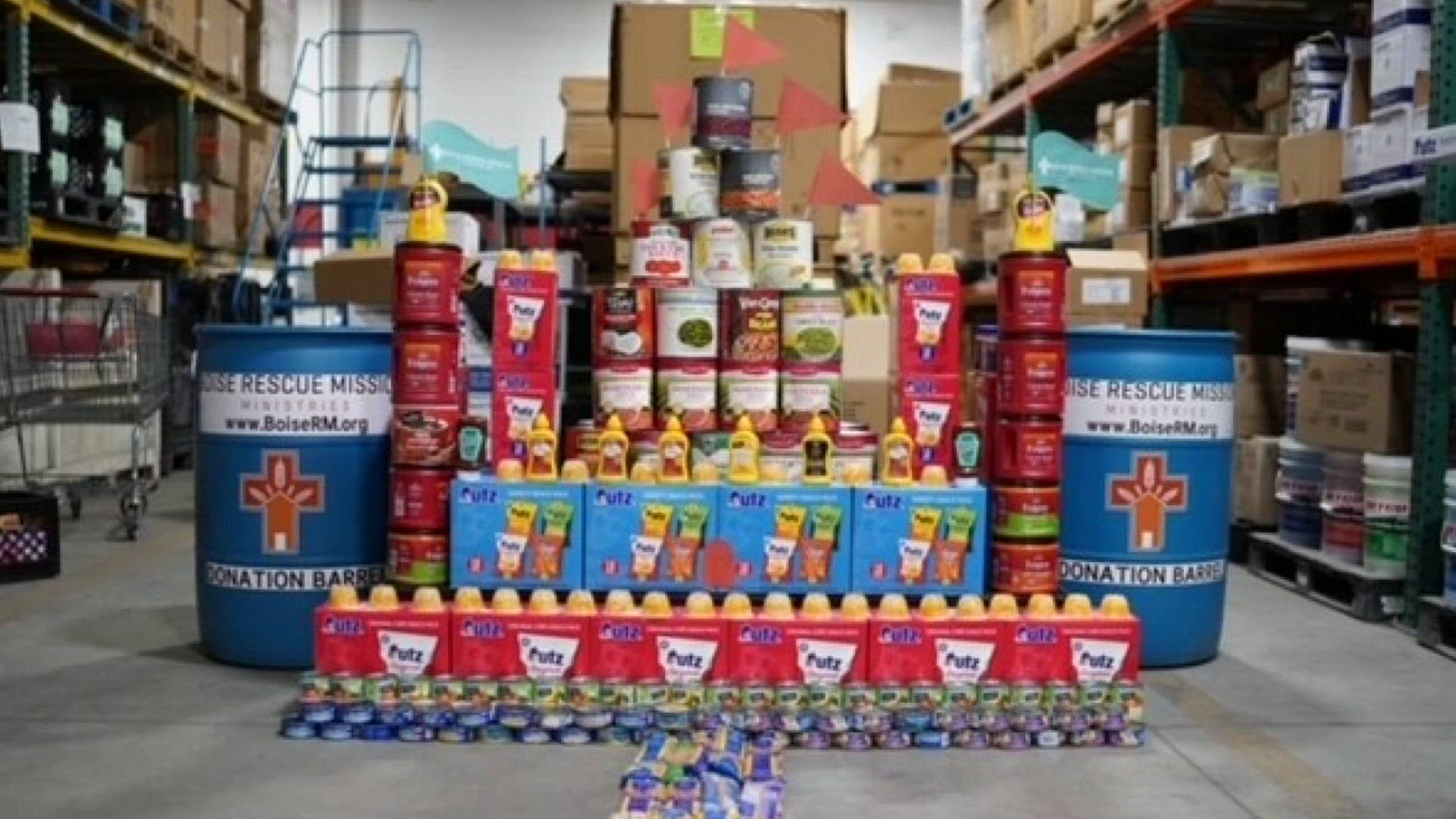 The March to End Hunger Community Food Drive and Can Castle Competition runs through March 31 and helps feed hungry individuals and families in the Treasure Valley.
