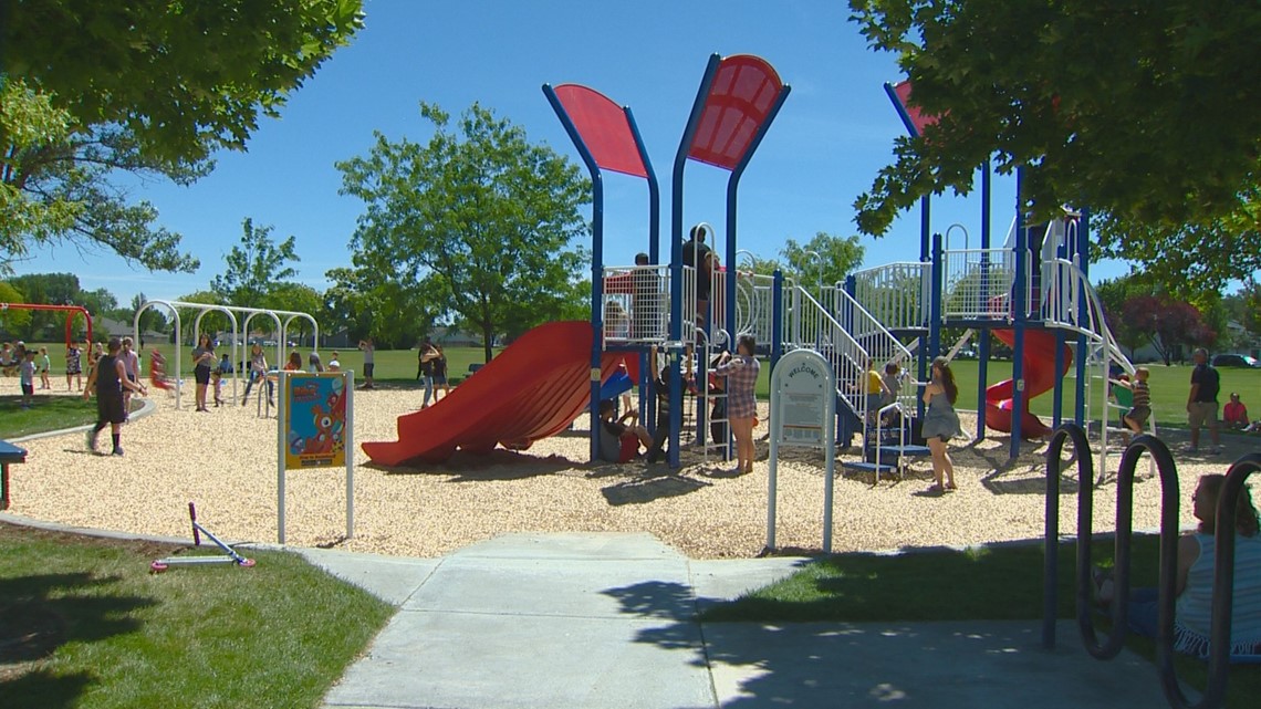 New playground opens at Nampa's Liberty Park | ktvb.com