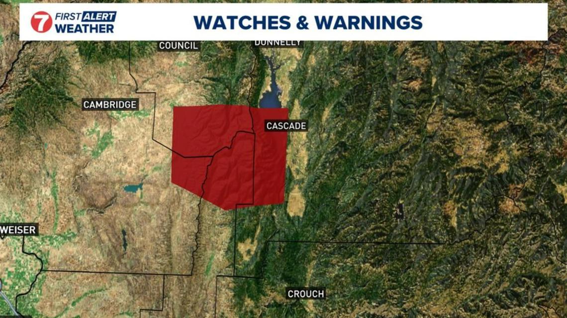 Weather Alert: Flash flood warning for several Idaho counties