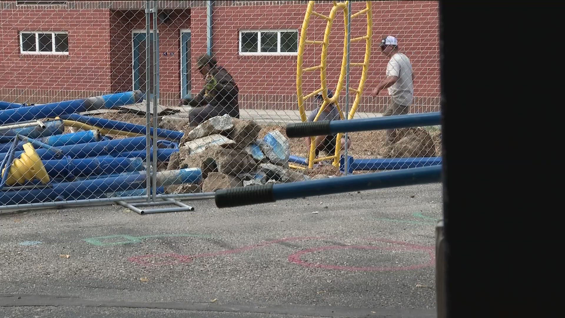A complaint was filed alleging civil rights violations over the playgrounds for failing to comply with the Americans with Disabilities Act.