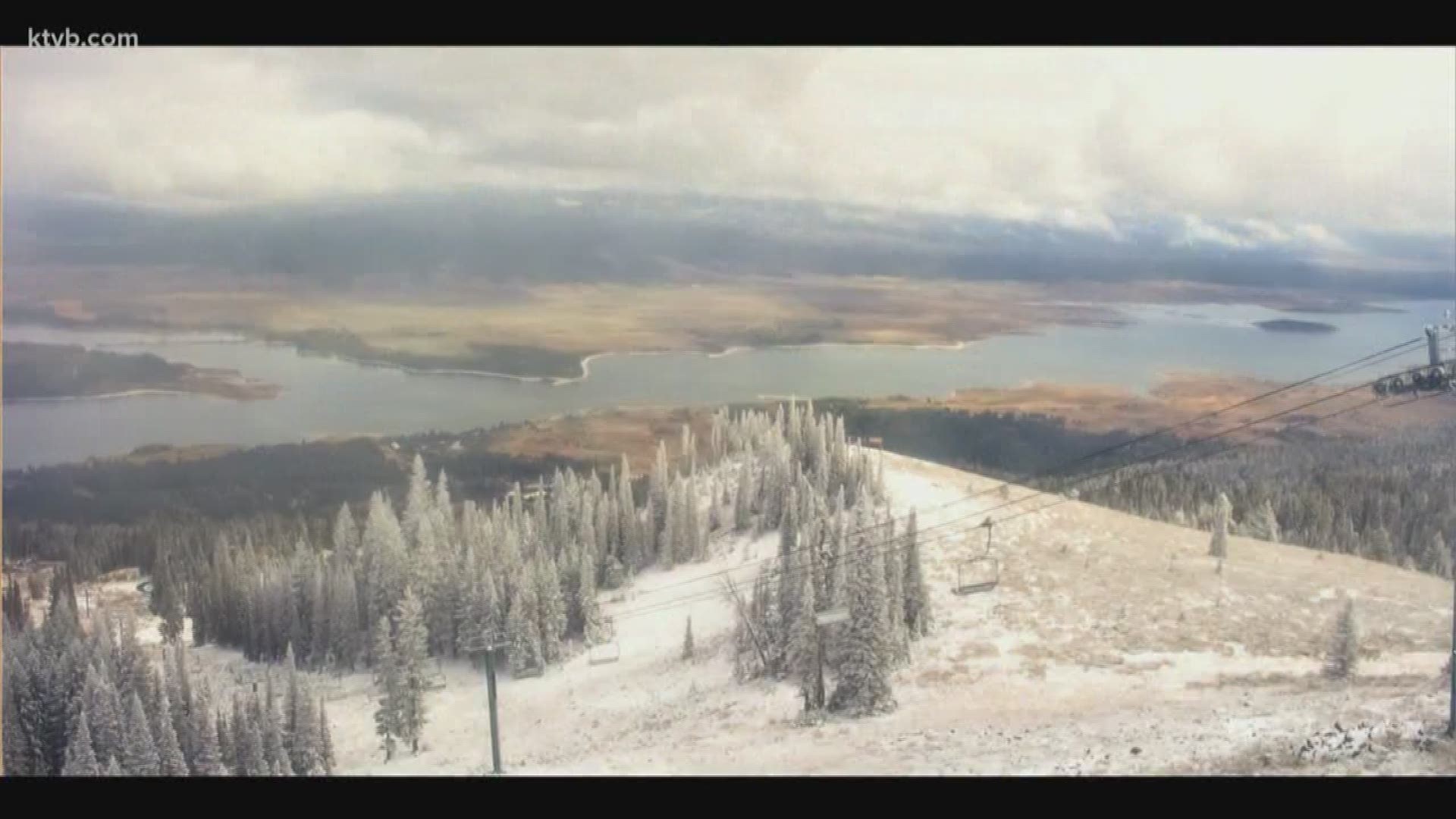 While a massive snowstorm pummels parts of western Washington, northern Idaho, and Montana, ski resorts from around southern Idaho are seeing snowfall already.