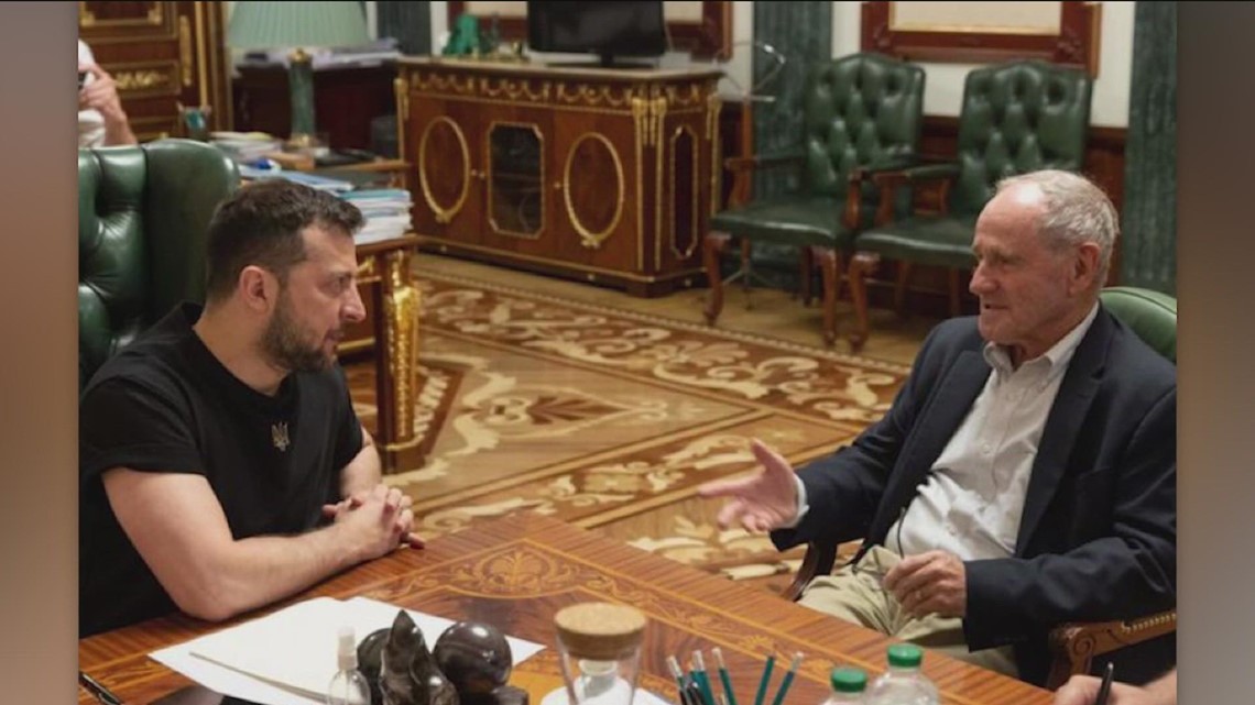 Senator Risch speaks about meeting with President Zelenskyy in Ukraine