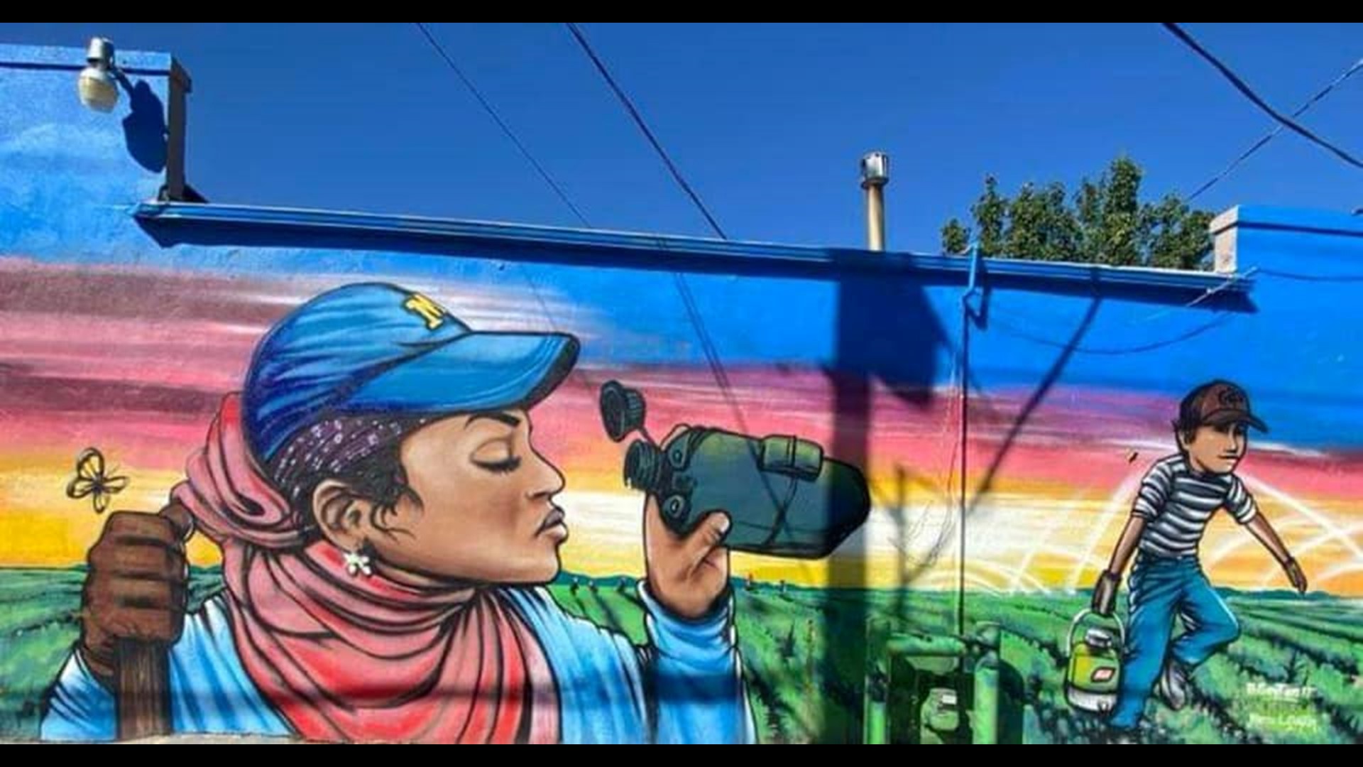 Murals popping up around Mountain Home showcase talents | ktvb.com