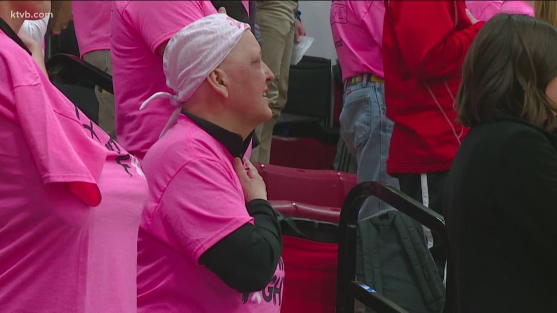 This year, the Brave's Pink Zone game hits close to home as one of their assistants is battling breast cancer.