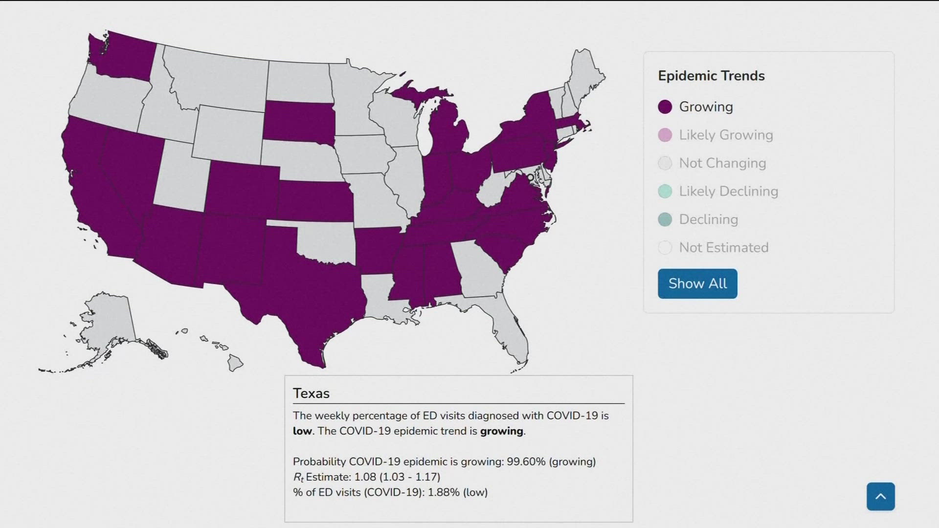 The cases in the Gem State remain low. 