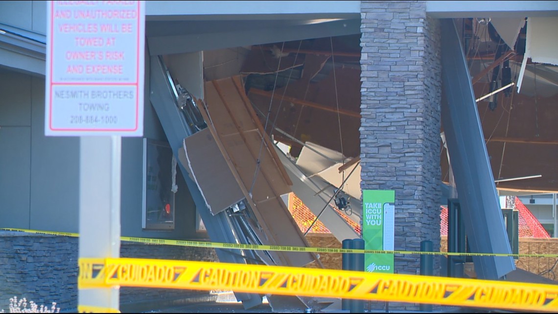 Drive-thru ceiling at ICCU in west Boise collapses | ktvb.com