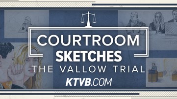 Gallery of sketches from the courtroom