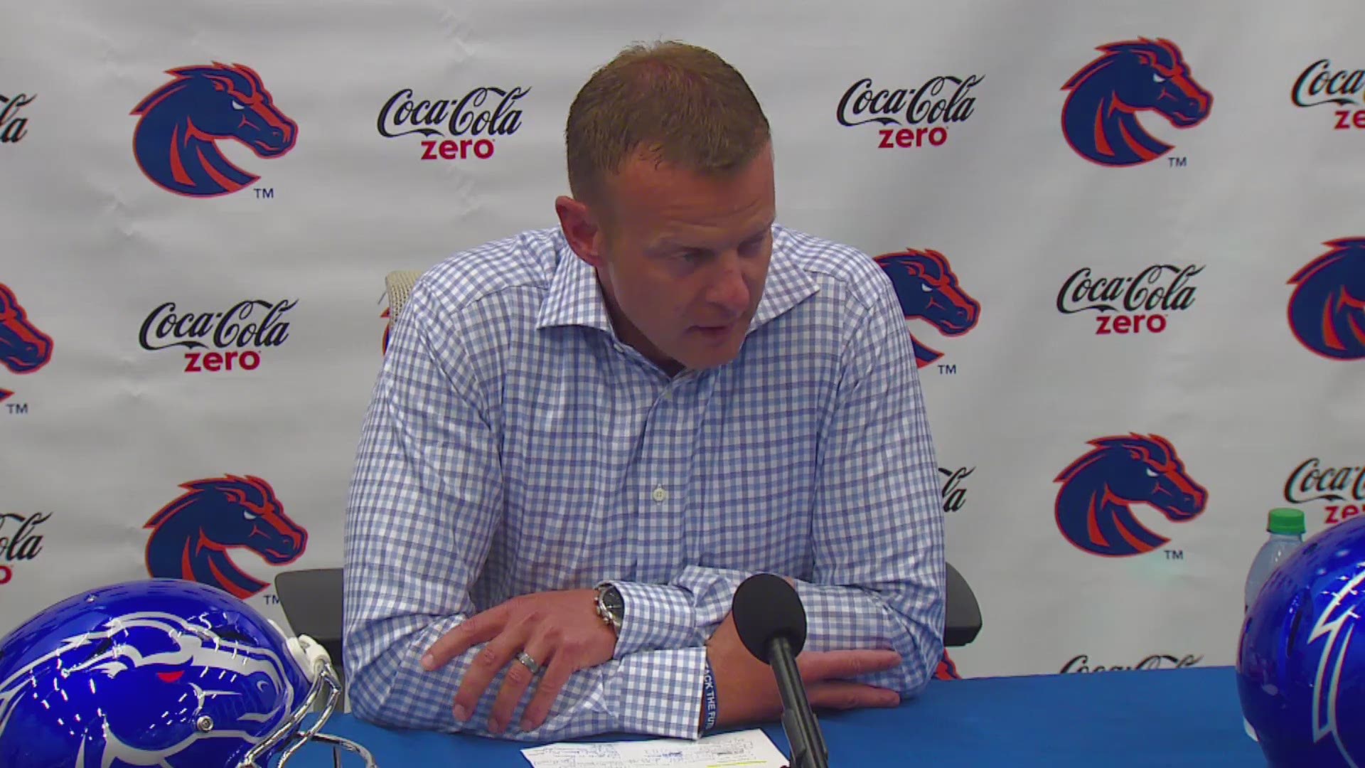 RAW VIDEO: Coach Harsin's news conference on Troy match-up