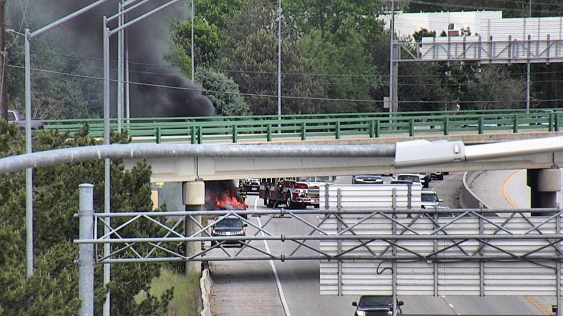 Crews extinguish vehicle fire on I-184 Connector in Boise | ktvb.com