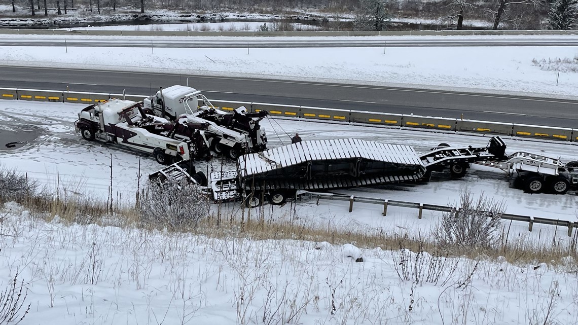 'Winter Has Arrived:' Icy Conditions Close I-84 In Eastern Oregon ...