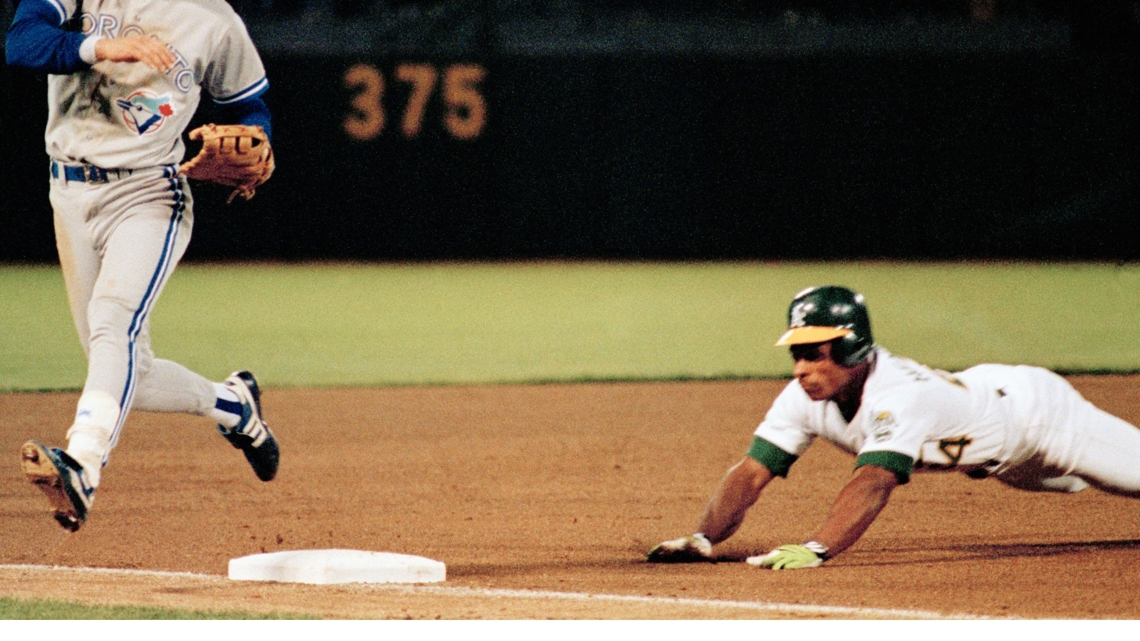 1990: There’ll never be another era like Rickey Henderson’s rampage on the basepaths, no matter how big they try...