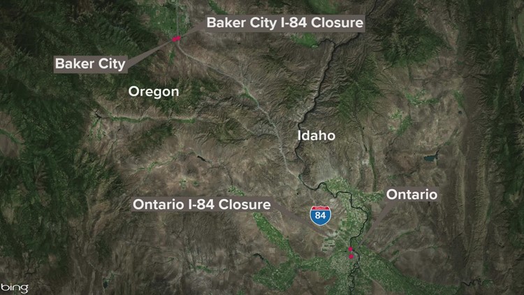 Wildfire in eastern Oregon spreads, but I-84 closure lifted