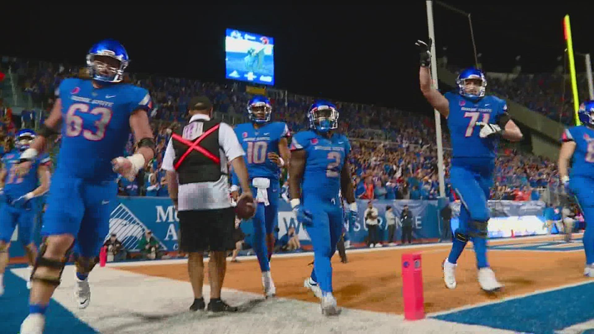 Boise State found its footing and slammed the gas pedal in the second half Friday night on The Blue, coming back from 13-0 to defeat San Diego State 35-13.