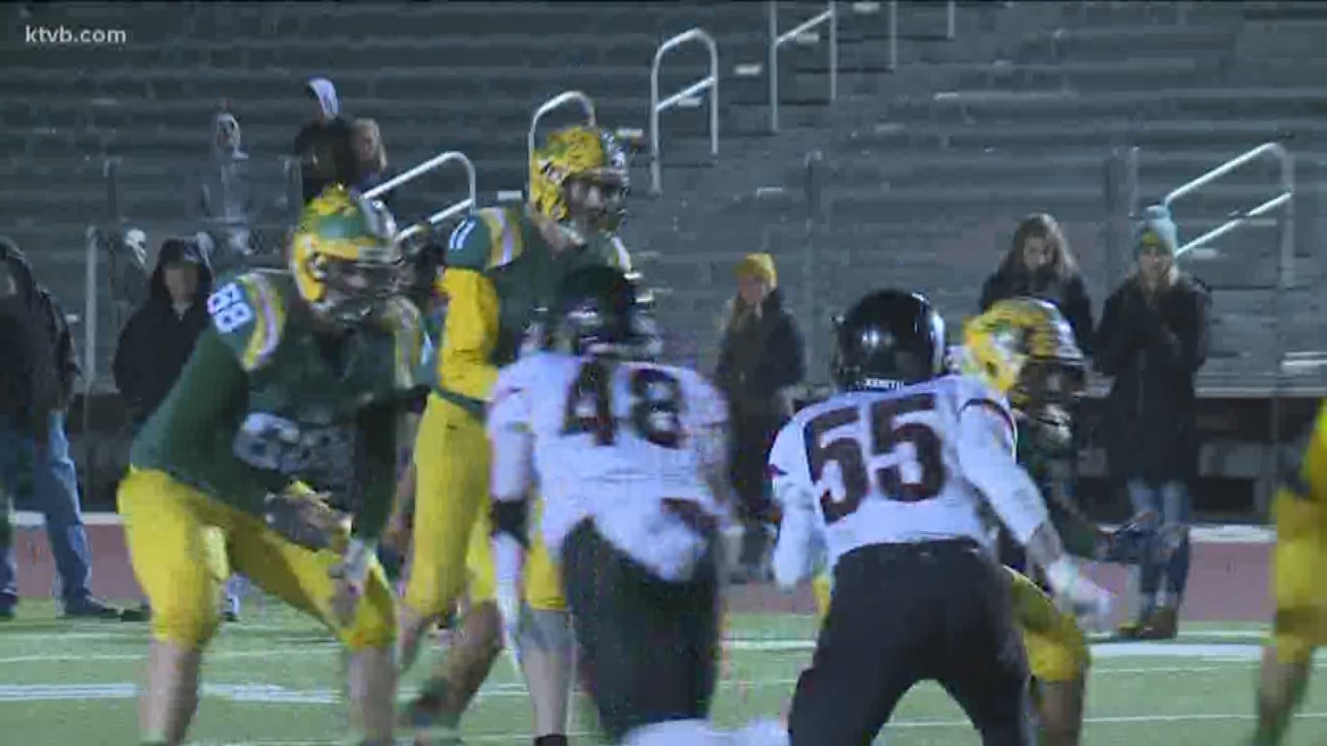 The Rams came into Boise and beat the Lions 27-21 to advance to the state quarterfinals.