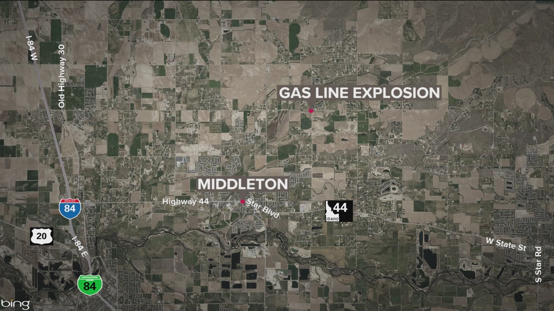 People within a four-mile radius of the intersection of Purple Sage Road and Duff Lane were asked to evacuate after a gas line explosion Thursday morning.