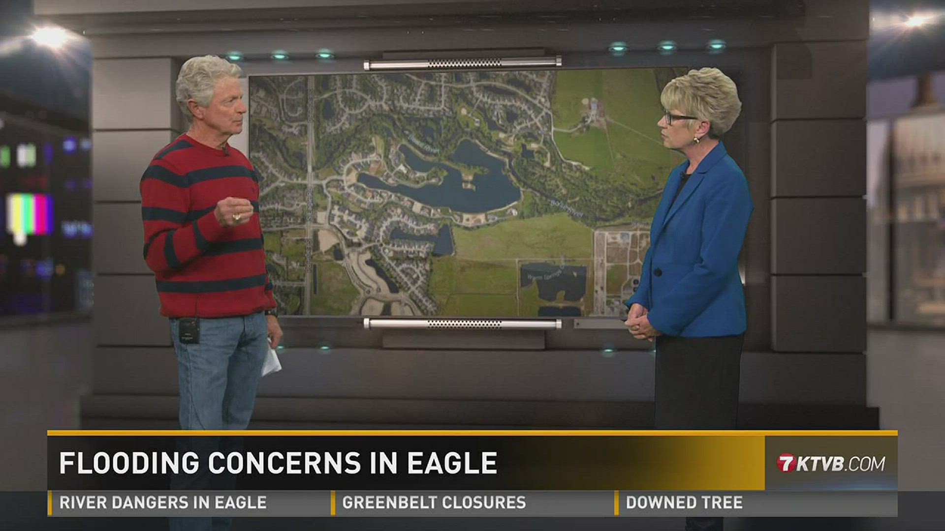 Eagle Mayor Stan Ridgeway stopped by the News at 4 to discuss concerns about flooding in his city.