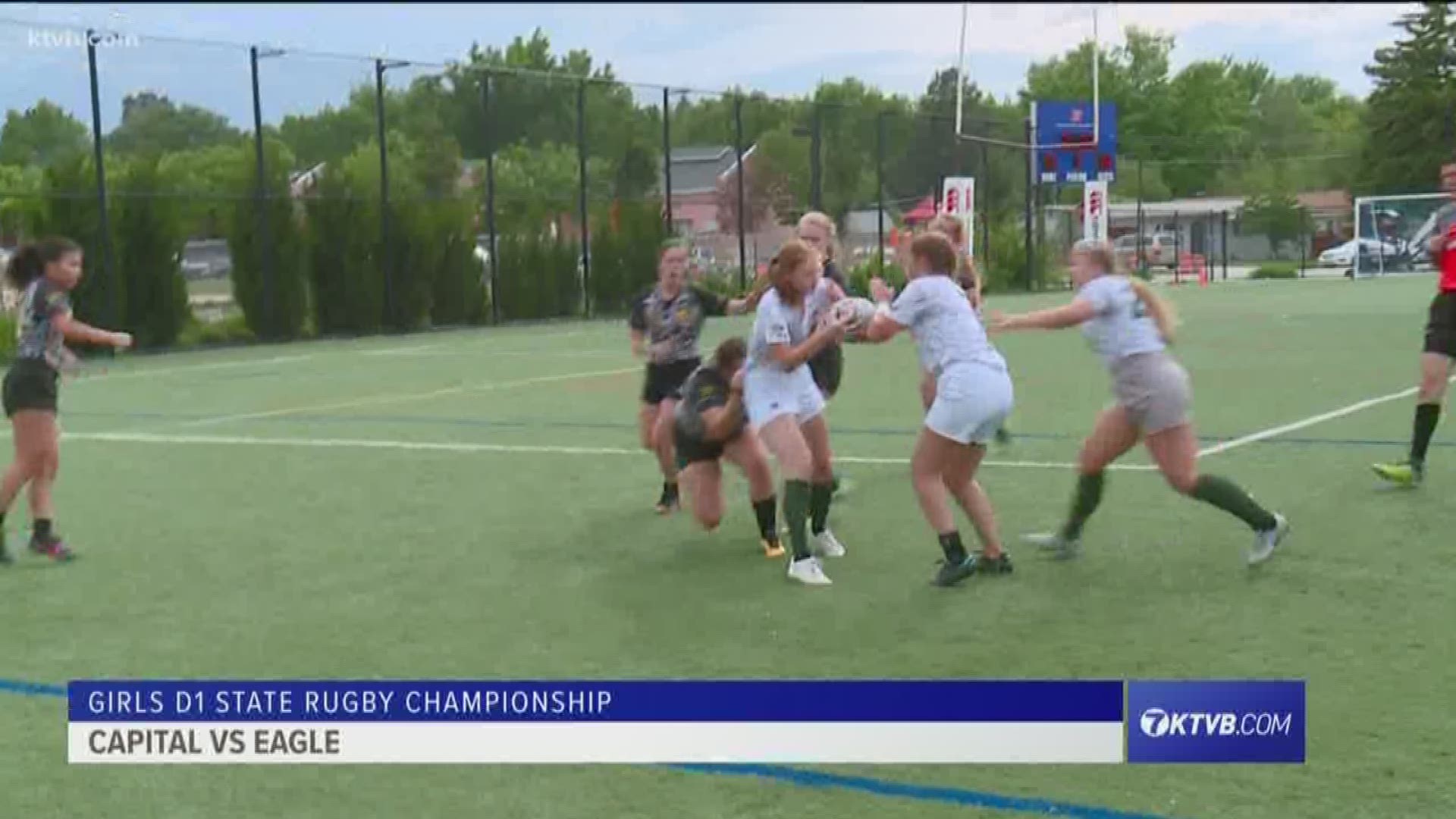 Capital vs. Eagle girls state championship rugby highlights 5/19/2018